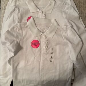 White Kids Polo Shirt by The Children's Place. 3 NWT